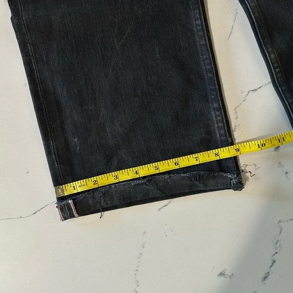 Left Field Black Selvedge Jeans - Picture 10 of 11